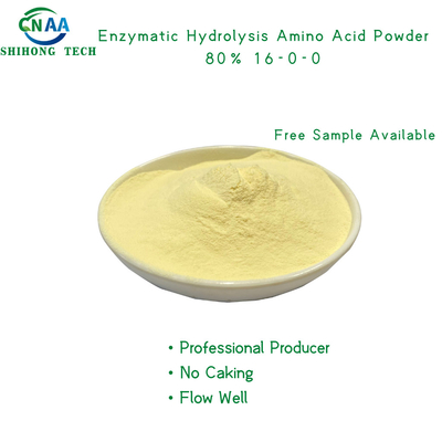80% Enzymatic Hydrolysis Process Amino Acid Organic Nitrogen 16-0-0 Foliar Fertilizer
