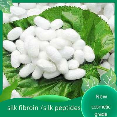 Hydrolyzed Silk Fibroin Silk Peptides White Powder Cosmetic CAS 96690-41-4