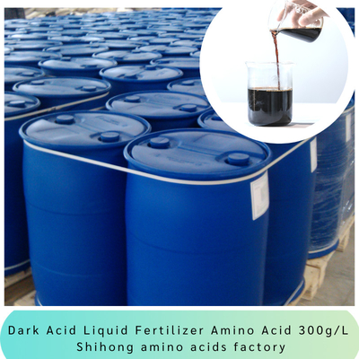 Dark Acid Liquid Fertilizer Amino Acid 300g/L Without Salt Chloride