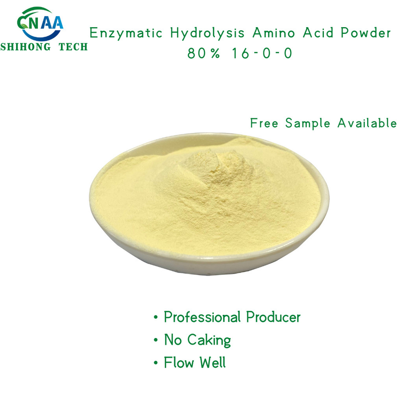 80% Enzymatic Hydrolysis Process Amino Acid Organic Nitrogen 16-0-0 Foliar Fertilizer